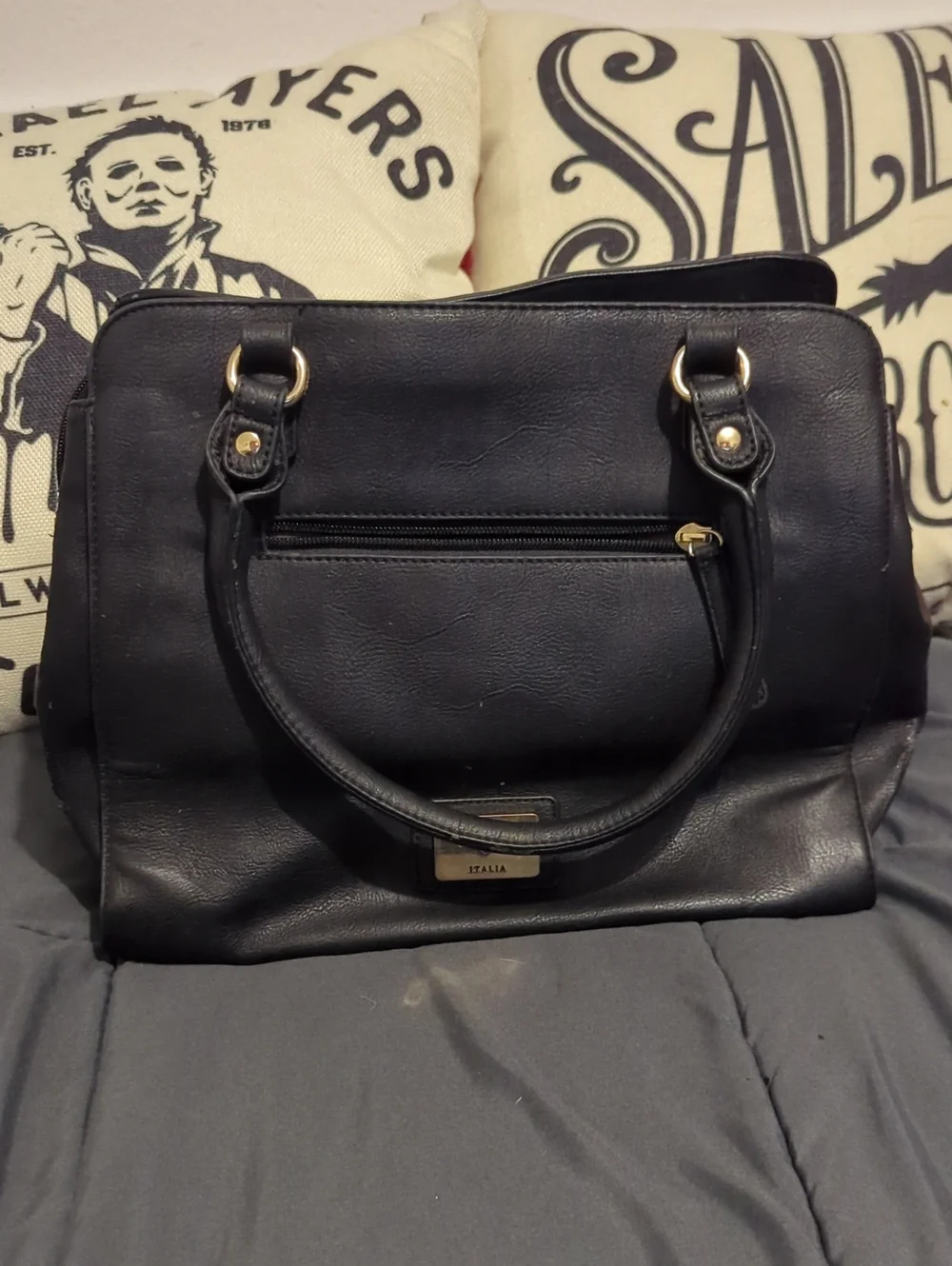 Versace 19V69 Black‎ Leather Hand Bag - Made In Italy!